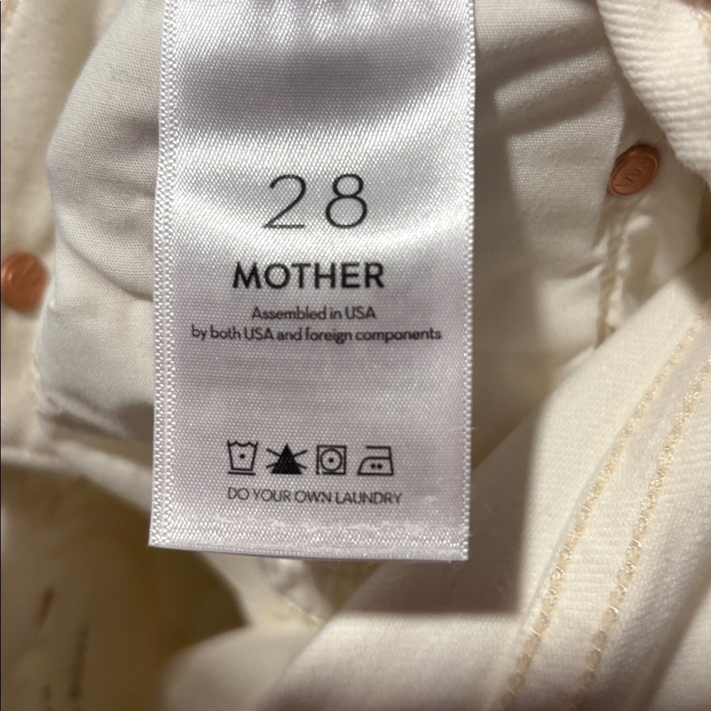 New MOTHER high waisted rider ankle sunflower jeans - Picture 8 of 10
